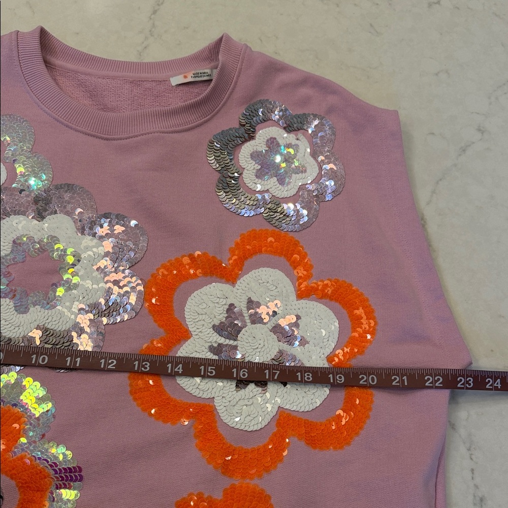 Essentiel Antwerp Hitalian Sequined Sleeveless Sweatshirt - Picture 6 of 9